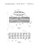 TAPE HEAD WITH TAPE-BEARING SURFACE EXHIBITING AN ARRAY OF PROTRUDING     TOPOGRAPHIC FEATURES diagram and image