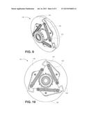 LINE DISPENSING DEVICE WITH EDDY CURRENT BRAKING FOR USE WITH CLIMBING AND     EVACUATION diagram and image