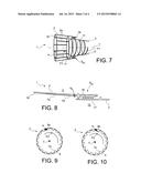 TURBOMACHINE ASSEMBLY COMPRISING TWO BODIES AND MEANS FOR GUIDING A FLUID     FLOWING FROM ONE BODY TO THE OTHER diagram and image