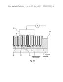 NANODEVICE ARRAYS FOR ELECTRICAL ENERGY STORAGE, CAPTURE AND MANAGEMENT     AND METHOD FOR THEIR FORMATION diagram and image