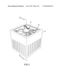 COOLING FAN STRUCTURE OF POWER SUPPLY diagram and image