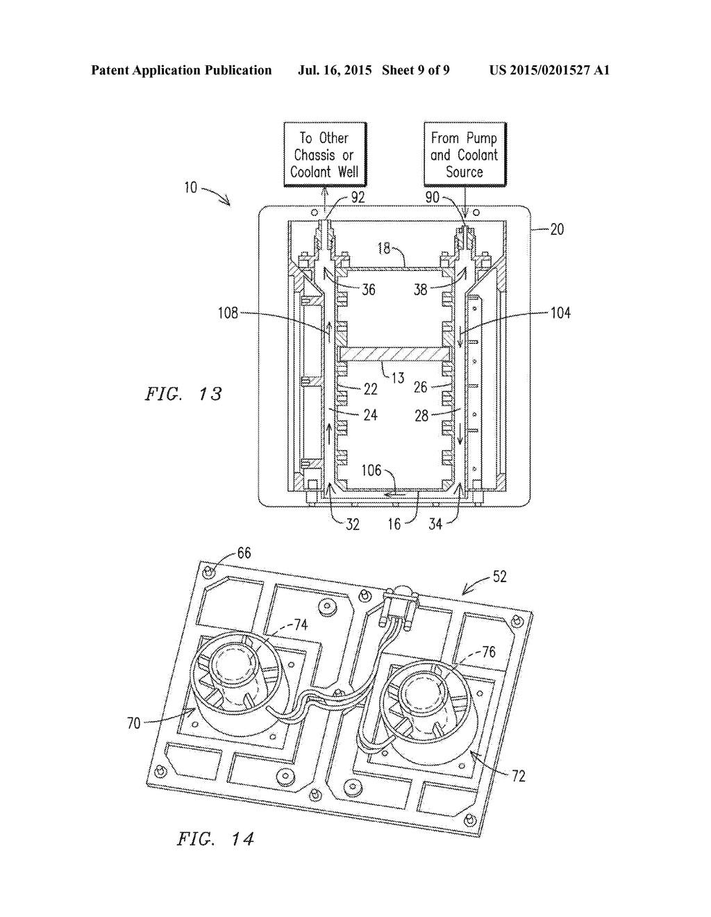 ELECTRONICS CHASSIS ADAPTABLE FOR FORCED AIR OR LIQUID CONDUCTION COOLING - diagram, schematic, and image 10