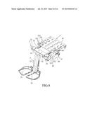 SEAT MECHANISM OF ELECTRIC WHEELCHAIR diagram and image