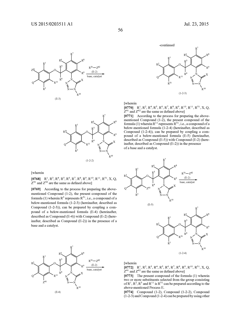 TETRAZOLINONE COMPOUNDS AND THEIR USE AS PESTICIDES - diagram, schematic, and image 57