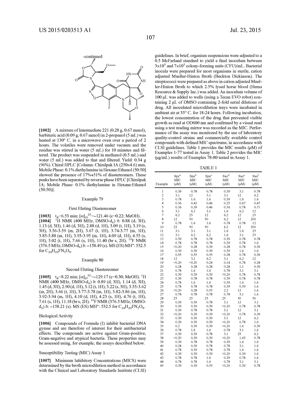 COMPOUNDS AND METHODS FOR TREATING BACTERIAL INFECTIONS - diagram, schematic, and image 110