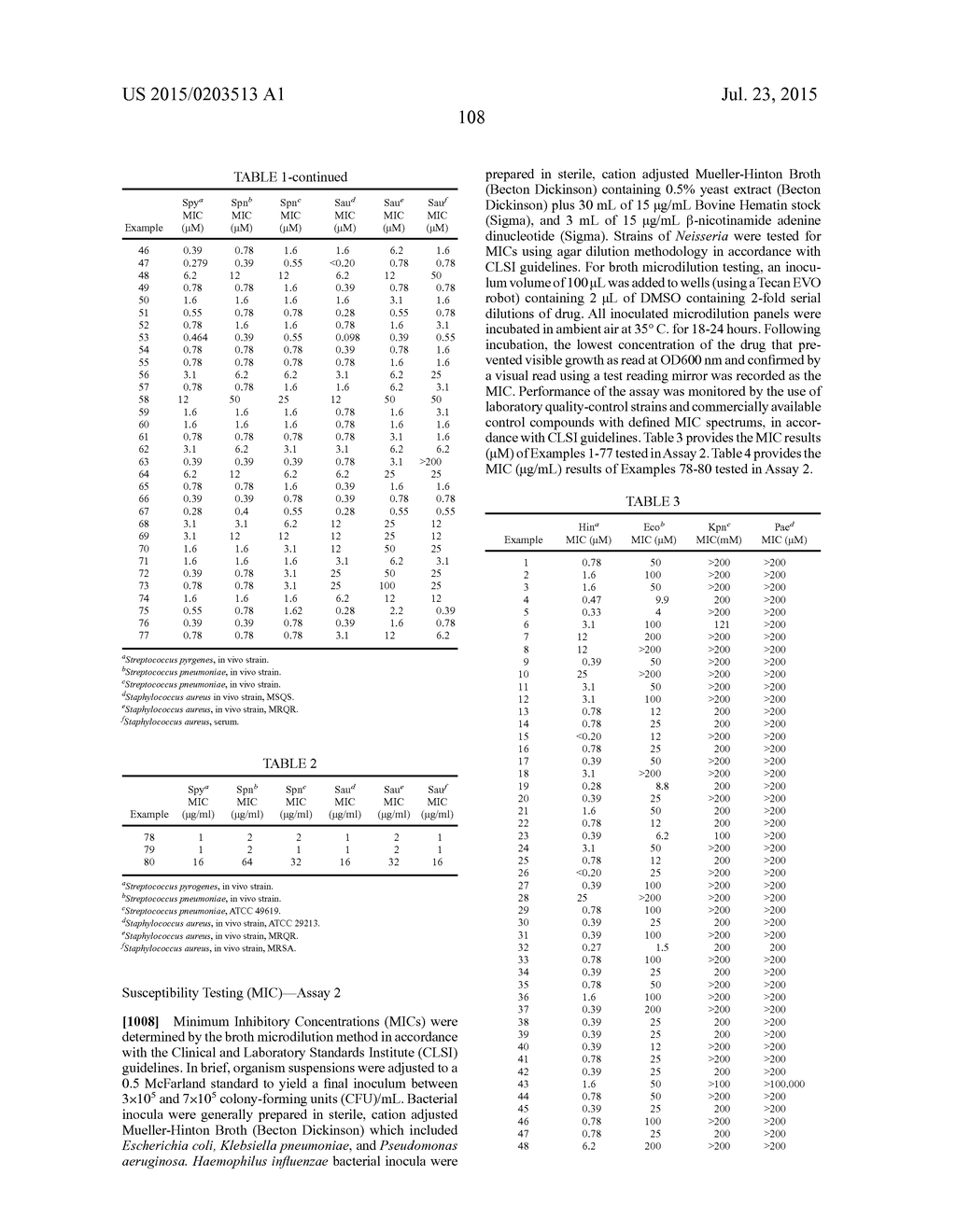 COMPOUNDS AND METHODS FOR TREATING BACTERIAL INFECTIONS - diagram, schematic, and image 111