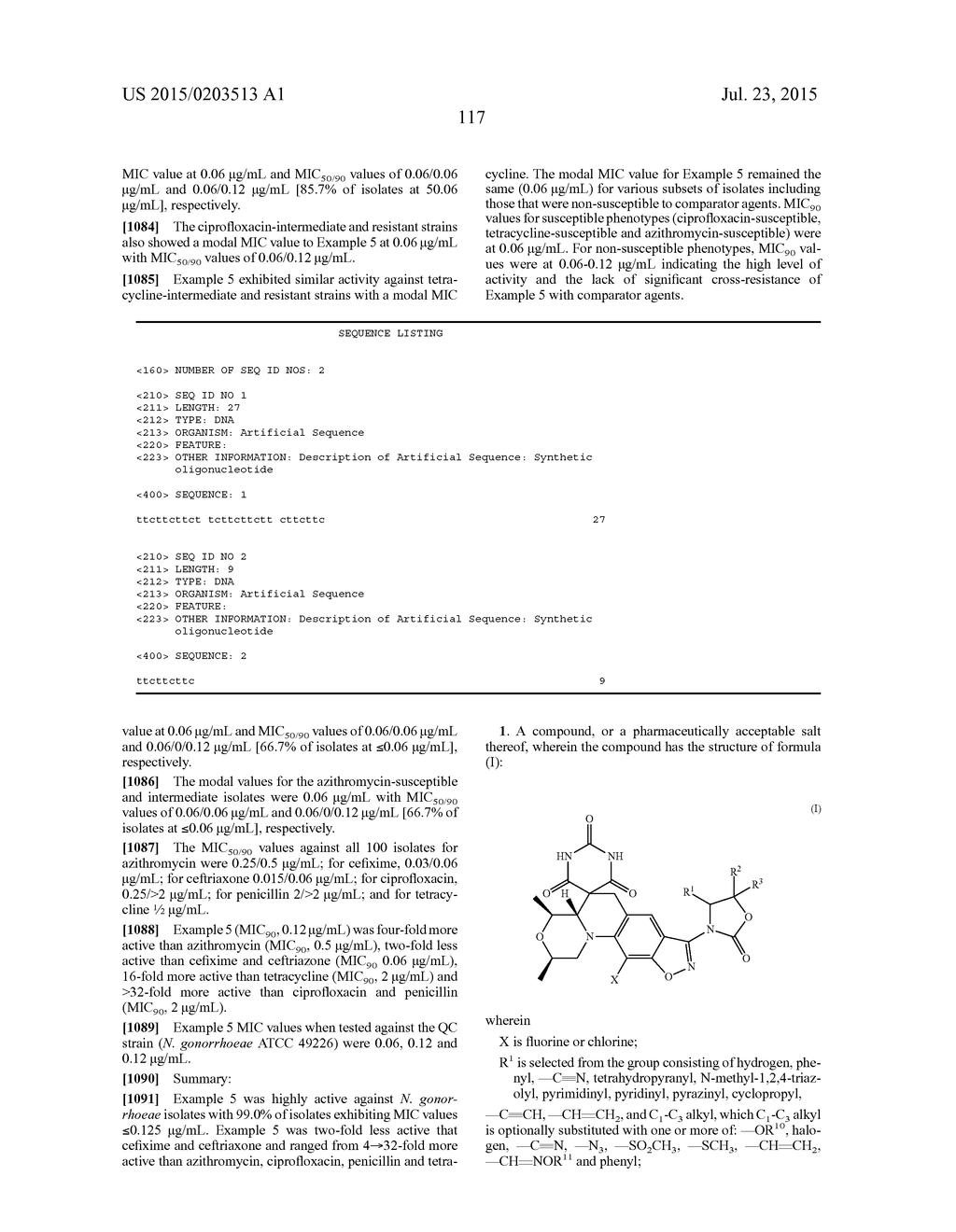COMPOUNDS AND METHODS FOR TREATING BACTERIAL INFECTIONS - diagram, schematic, and image 120