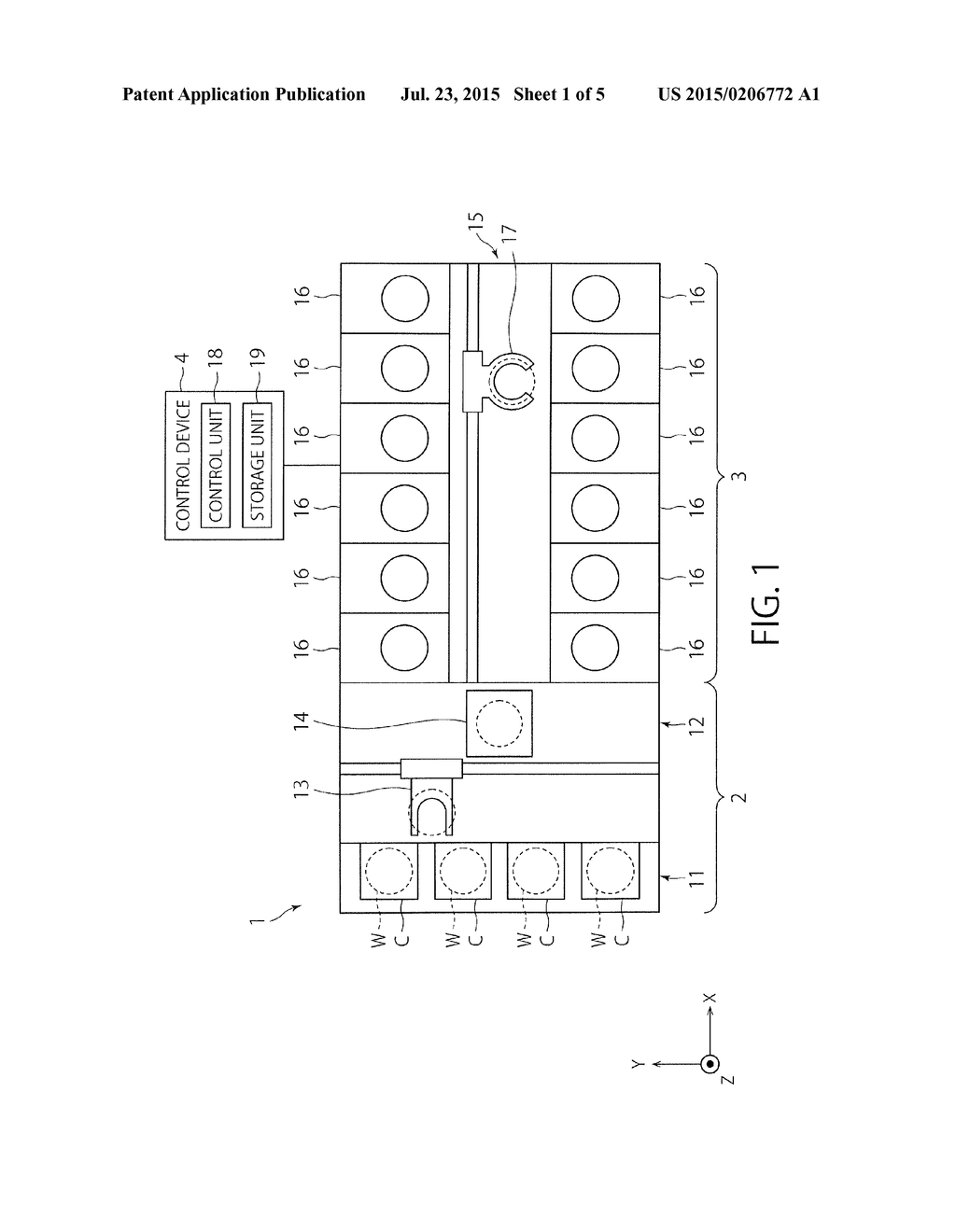 SUBSTRATE PROCESSING APPARATUS, METHOD OF OPERATING THE SAME AND     NON-TRANSITORY STORAGE MEDIUM - diagram, schematic, and image 02