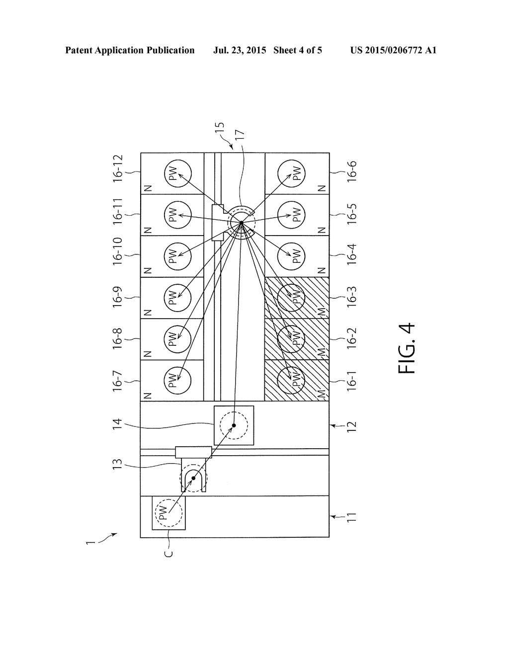 SUBSTRATE PROCESSING APPARATUS, METHOD OF OPERATING THE SAME AND     NON-TRANSITORY STORAGE MEDIUM - diagram, schematic, and image 05