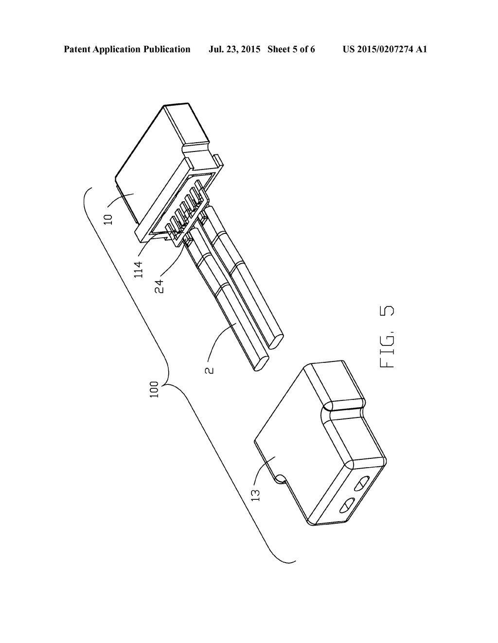 CABLE CONNECTOR ASSEMBLY WITH IMPROVED GROUNDING STRUCTURE - diagram, schematic, and image 06