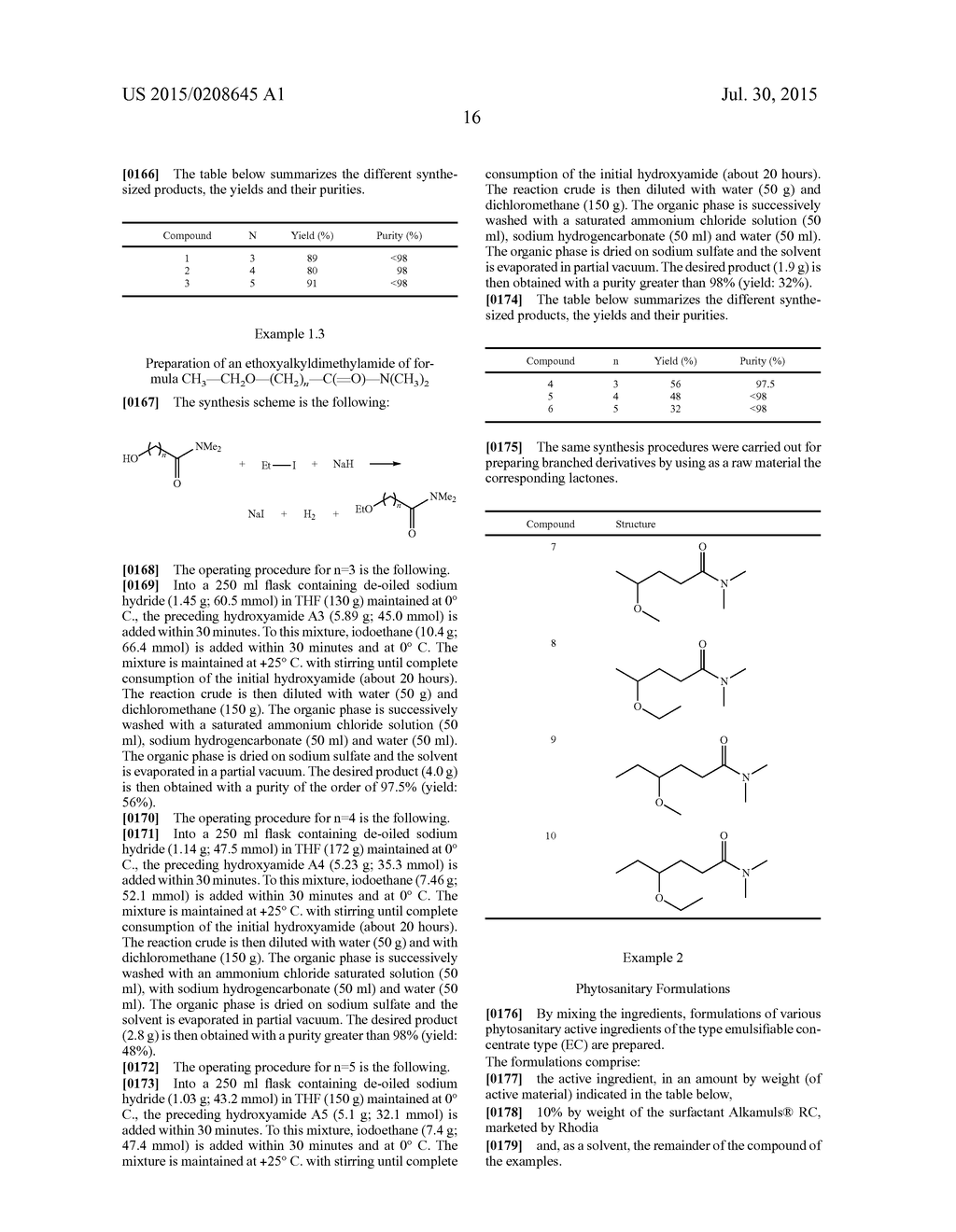 PHYTOSANITARY COMPOSITIONS COMPRISING AN ETHER-AMIDE COMPOUND - diagram, schematic, and image 17