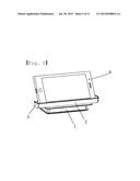 FOLDABLE CHAIR HAVING PORTABLE TELEPHONE HOLDER diagram and image