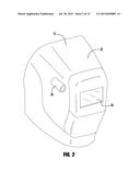 WELDING HELMET WITH HEADS UP DISPLAY diagram and image