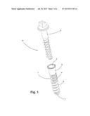 Plastic Dowel for Fastening of a Rail and Combination of such a Plastic     Dowel and a Rail Screw diagram and image