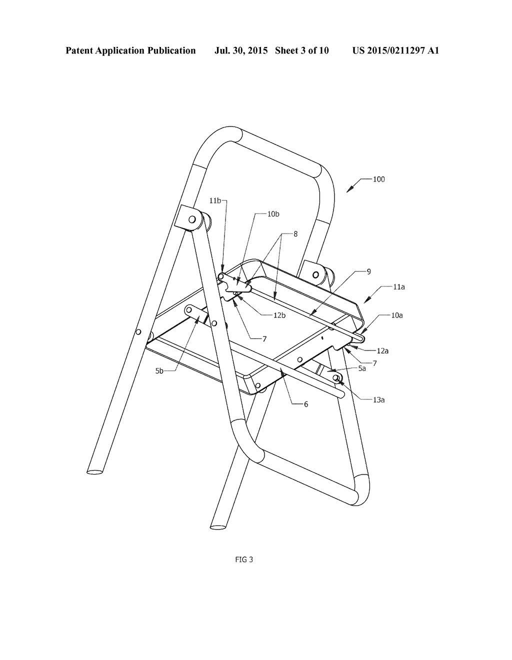 Stepladder with Latch Stud and Method - diagram, schematic, and image 04