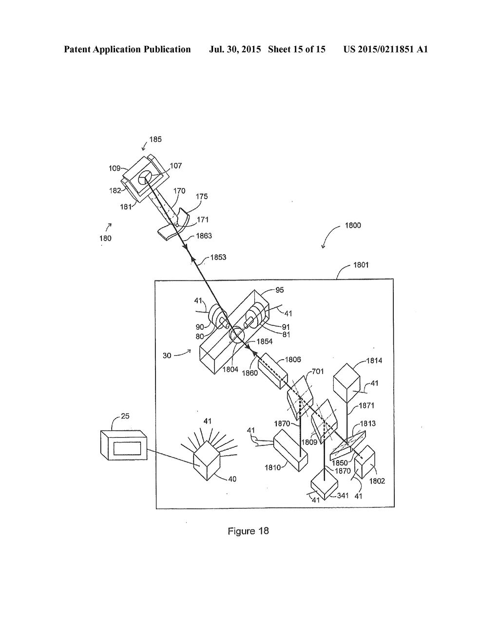 LASER BASED COORDINATE MEASURING DEVICE AND LASER BASED METHOD FOR     MEASURING COORDINATES - diagram, schematic, and image 16