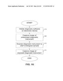 METHOD AND APPARATUS FOR PERFORMING AND QUANTIFYING COLOR CHANGES INDUCED     BY SPECIFIC CONCENTRATIONS OF BIOLOGICAL ANALYTES IN AN AUTOMATICALLY     CALIBRATED ENVIRONMENT diagram and image