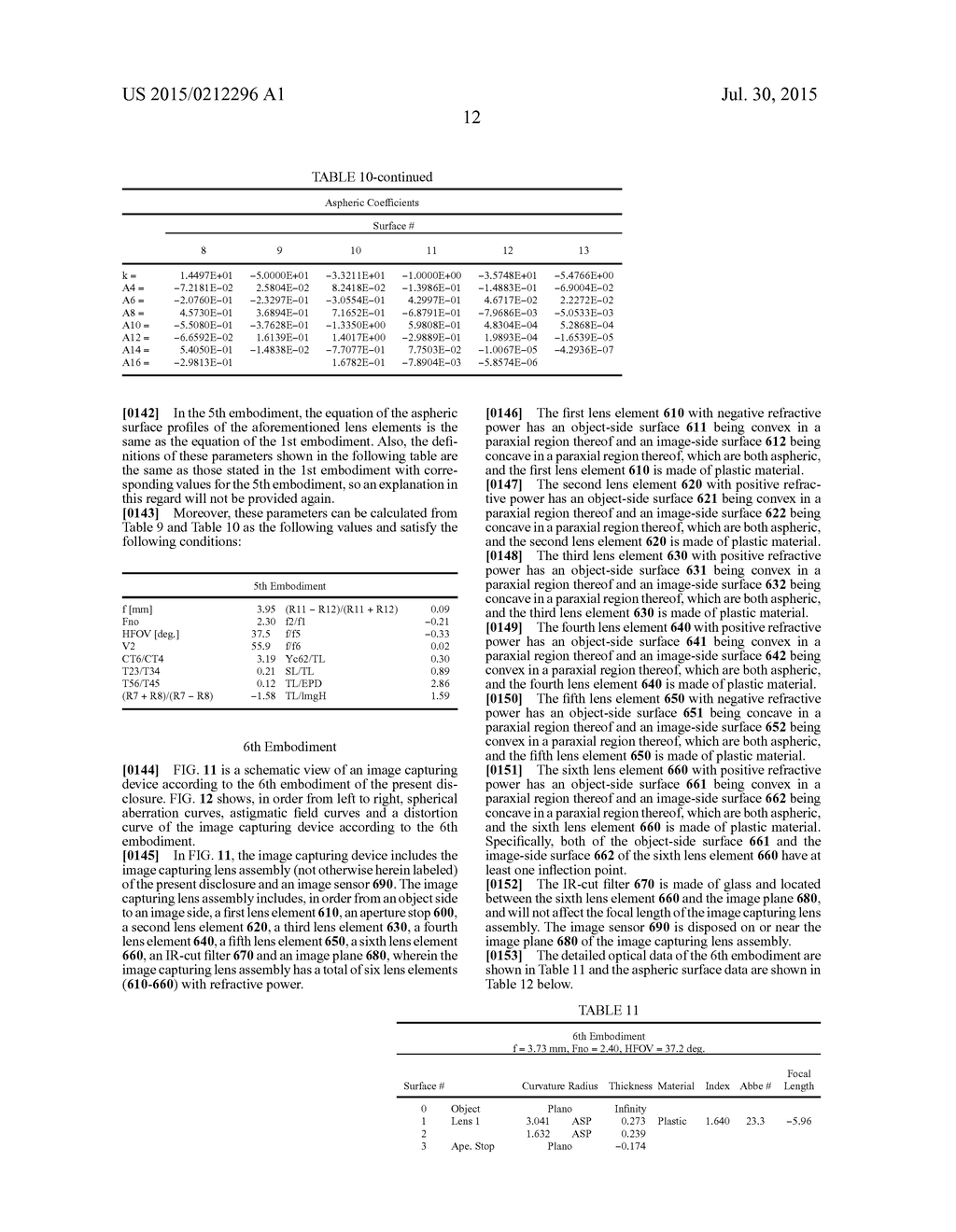 IMAGE CAPTURING LENS ASSEMBLY, IMAGE CAPTURING DEVICE AND MOBILE TERMINAL - diagram, schematic, and image 34