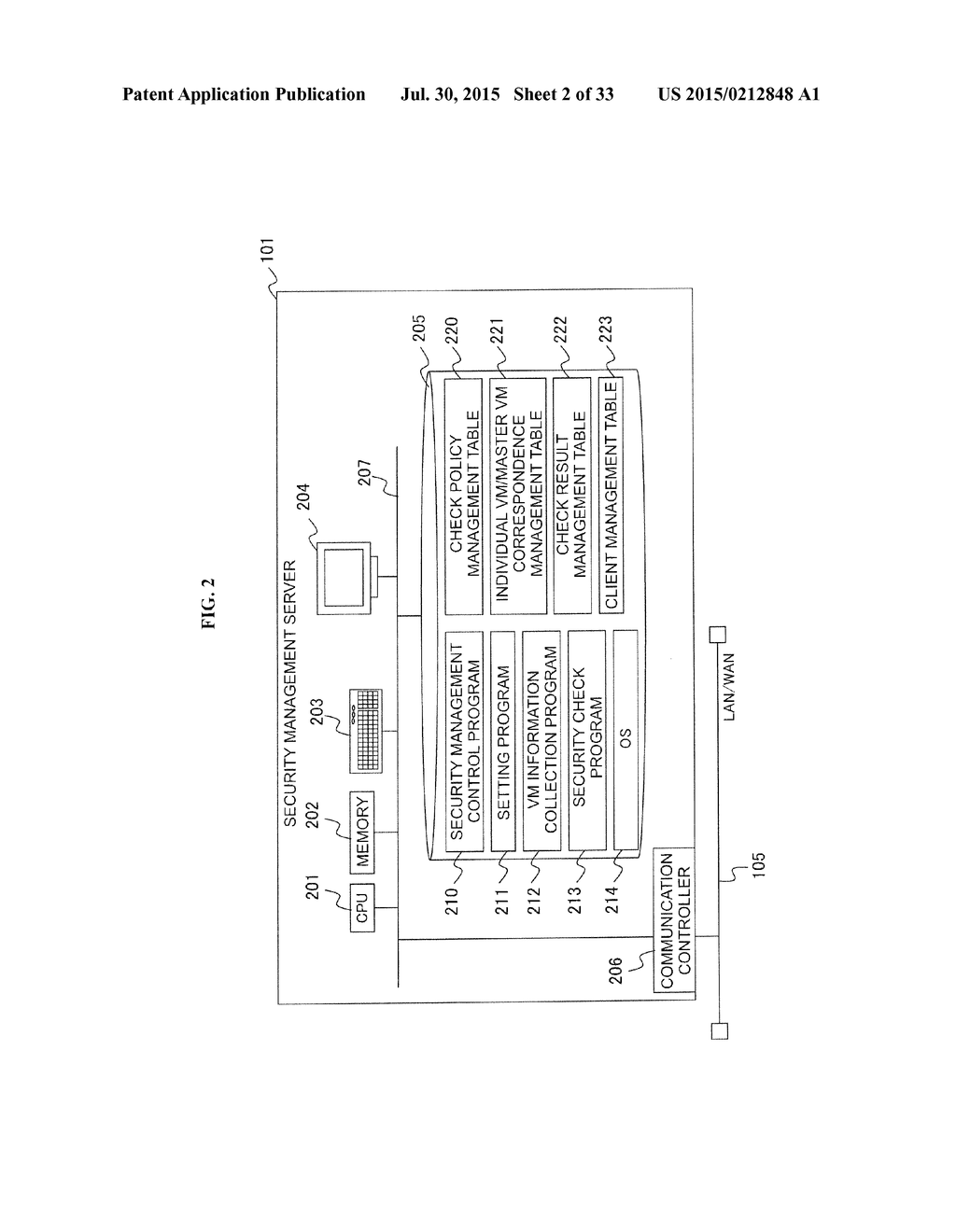 SECURITY MANAGEMENT DEVICE AND METHOD - diagram, schematic, and image 03