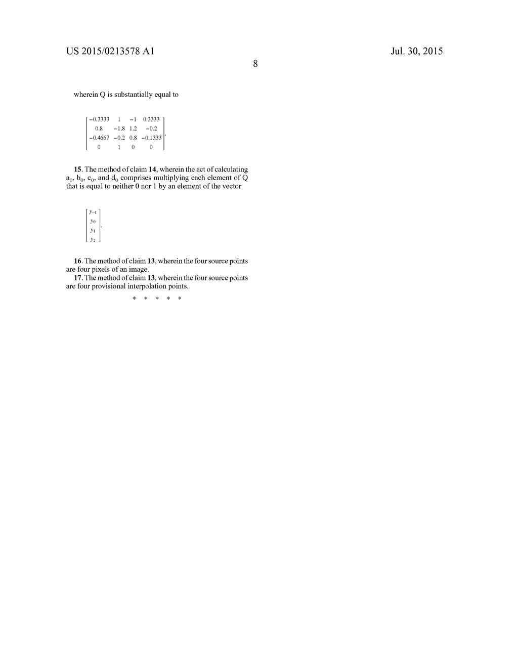 METHOD FOR ELECTRONIC ZOOM WITH SUB-PIXEL OFFSET - diagram, schematic, and image 13