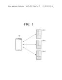 TERMINAL DEVICE AND CONTENT DISPLAYING METHOD THEREOF, SERVER AND     CONTROLLING METHOD THEREOF diagram and image