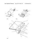 DEVICE AND METHOD FOR SPLITTING A STREAM OF MEAT PRODUCTS IN A COATING     PROCESS diagram and image