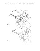 DEVICE AND METHOD FOR SPLITTING A STREAM OF MEAT PRODUCTS IN A COATING     PROCESS diagram and image