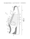 Method Of Knitting A Gusseted Tongue For A Knitted Component diagram and image