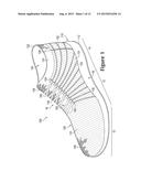 Article Of Footwear Including A Monofilament Knit Element With Peripheral     Knit Portions diagram and image