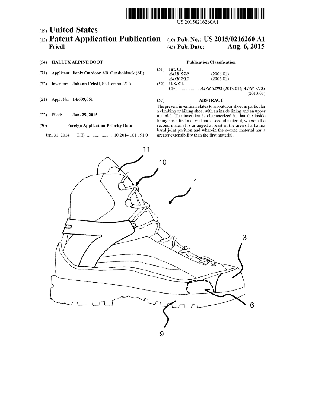 HALLUX ALPINE BOOT - diagram, schematic, and image 01