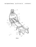 ICE CRAMPON WITH IMPROVED LONGITUDINAL ADJUSTMENT diagram and image