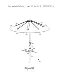 High Capacity Solar Charging Umbrella diagram and image