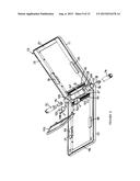 Security protected credit cards container and billfold diagram and image