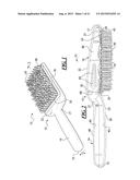 Water Removing Hair Brush diagram and image