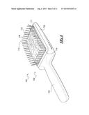 Water Removing Hair Brush diagram and image