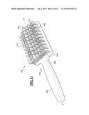 Water Removing Hair Brush diagram and image