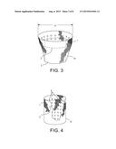 FURNITURE LEG SOCK WITH STABILIZER diagram and image