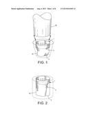 FURNITURE LEG SOCK WITH STABILIZER diagram and image