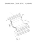 Slatted bed frame with integrable shoulder zone lowering device diagram and image