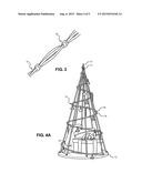 Hanging Ornamental Christmas Tree with a Hollow Interior diagram and image