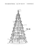 Hanging Ornamental Christmas Tree with a Hollow Interior diagram and image