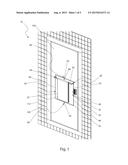 Towel Access Shower Door diagram and image