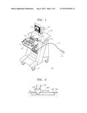 ULTRASOUND DIAGNOSIS APPARATUS HAVING PLURALITY OF DISPLAY UNITS diagram and image