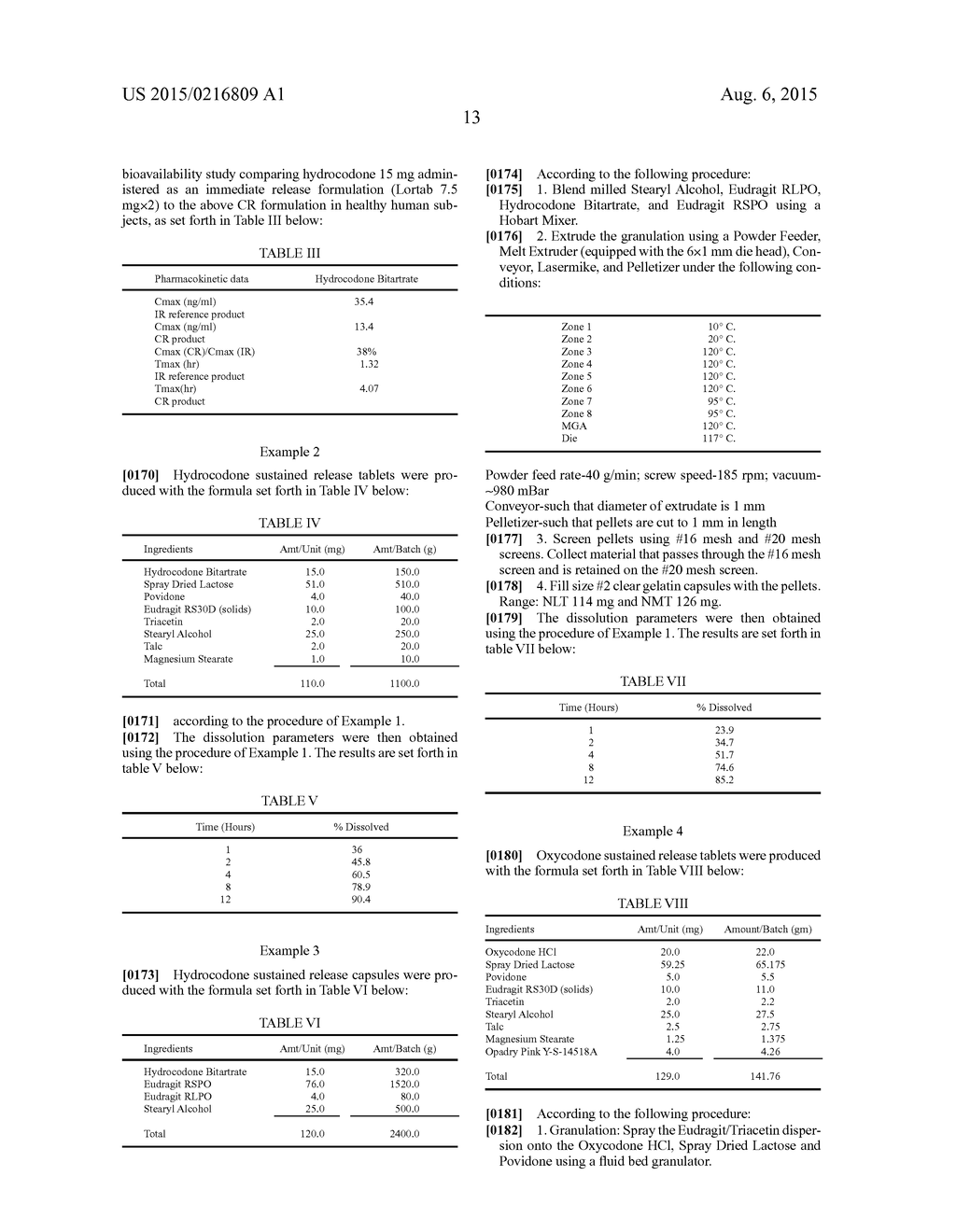 CONTROLLED RELEASE HYDROCODONE FORMULATIONS - diagram, schematic, and image 17