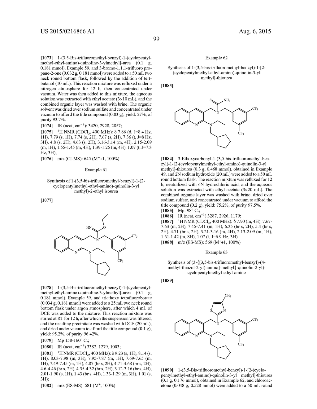 SUBSTITUTED BENZYLAMINO QUINOLINES AS CHOLESTEROL ESTER-TRANSFER PROTEIN     INHIBITORS - diagram, schematic, and image 100