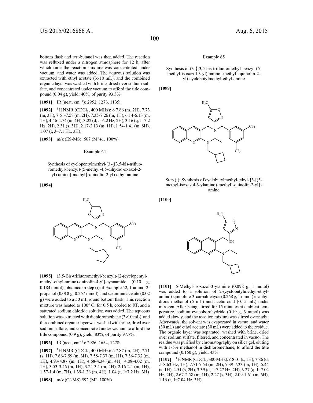 SUBSTITUTED BENZYLAMINO QUINOLINES AS CHOLESTEROL ESTER-TRANSFER PROTEIN     INHIBITORS - diagram, schematic, and image 101