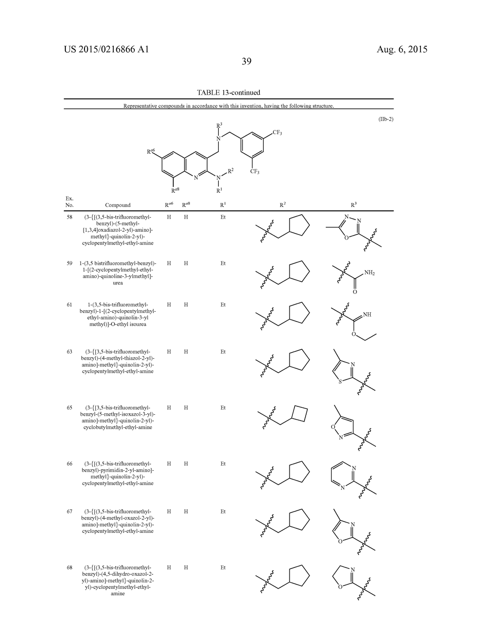 SUBSTITUTED BENZYLAMINO QUINOLINES AS CHOLESTEROL ESTER-TRANSFER PROTEIN     INHIBITORS - diagram, schematic, and image 40