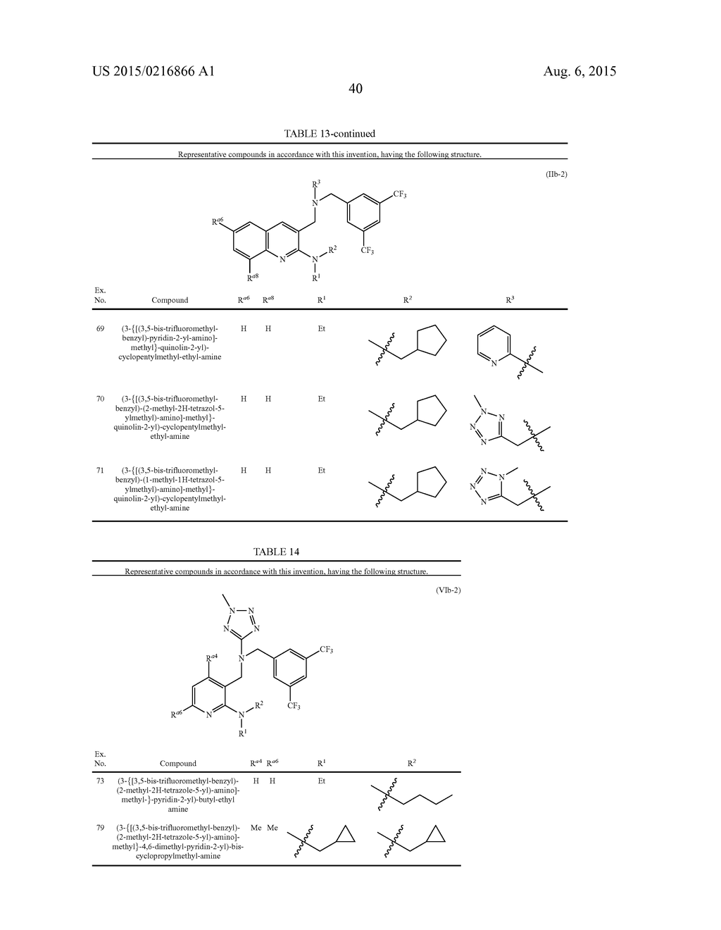 SUBSTITUTED BENZYLAMINO QUINOLINES AS CHOLESTEROL ESTER-TRANSFER PROTEIN     INHIBITORS - diagram, schematic, and image 41