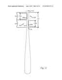 SPORTS EQUIPMENT HANDLE FOR PADDLE AND RACQUET SPORTS HAVING TACTILE     BIOFEEDBACK REFERENCE FEATURE diagram and image