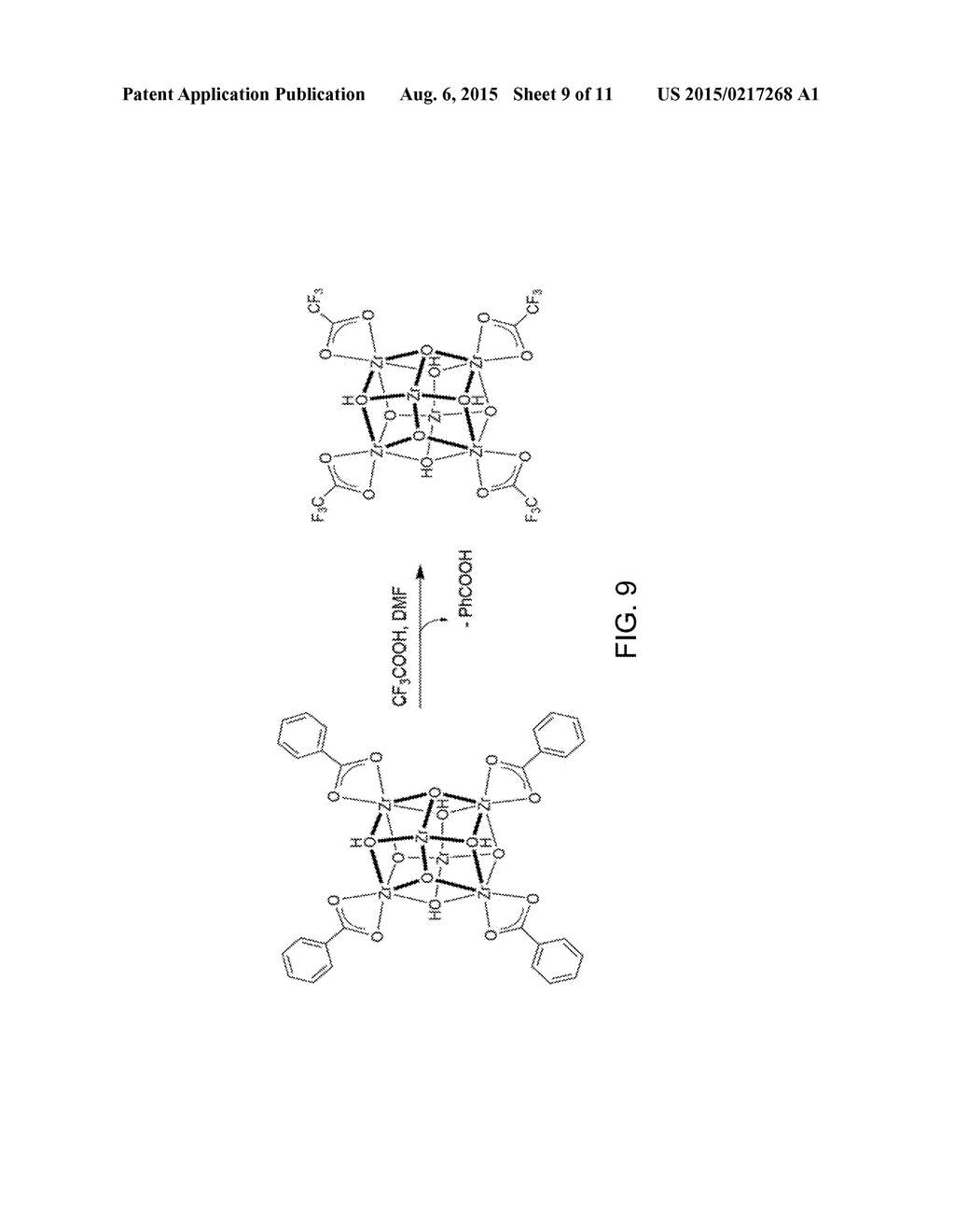 METAL-ORGANIC FRAMEWORK COMPOUNDS WITH LIGAND-FUNCTIONALIZED METAL NODES - diagram, schematic, and image 10